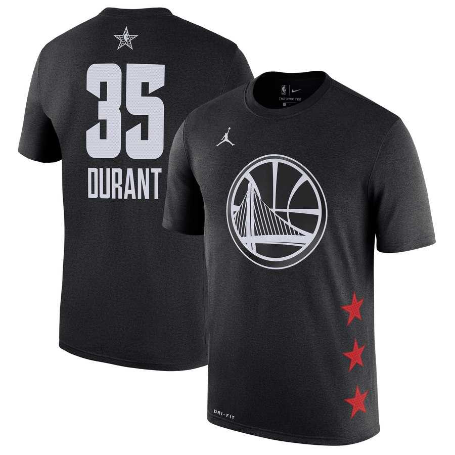 Warriors 35 Kevin Durant Black 2019 NBA All Star Game Men's T Shirt,We sell and wholesale Warriors 35 Kevin Durant Black 2019 NBA All Star Game Men's T Shirt on line form chian!